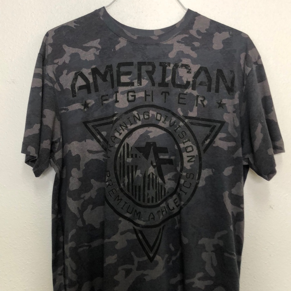 American fighter camo shirt